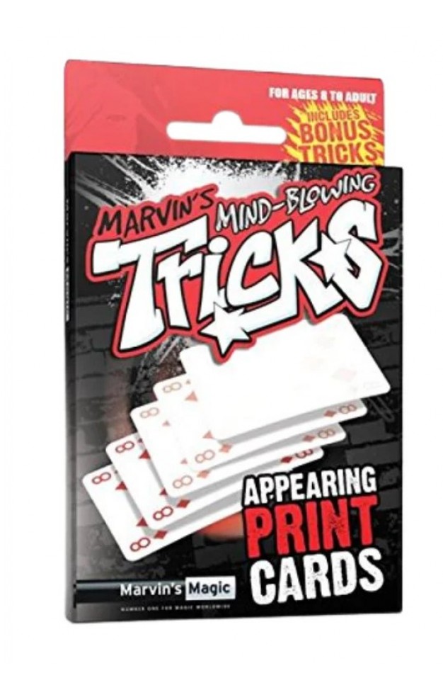 Ming Blowing Tricks ( Appearing Print Cards )